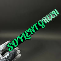 1PC SOYLENT GREEN 3D Acrylic Badge - Car Truck Emblem Fender Sticker