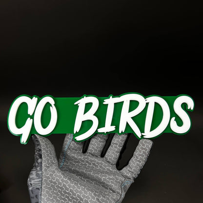 1PC GO BIRDS 3D Acrylic Badge - Car Truck Emblem Fender Tailgate Trunk Sticker