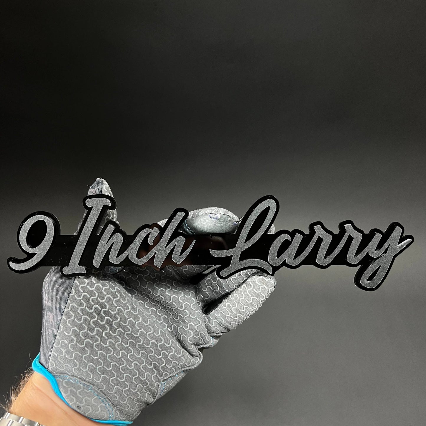1PC 9 Inch Larry 3D Acrylic Badge - Car Truck Emblem Fender Sticker