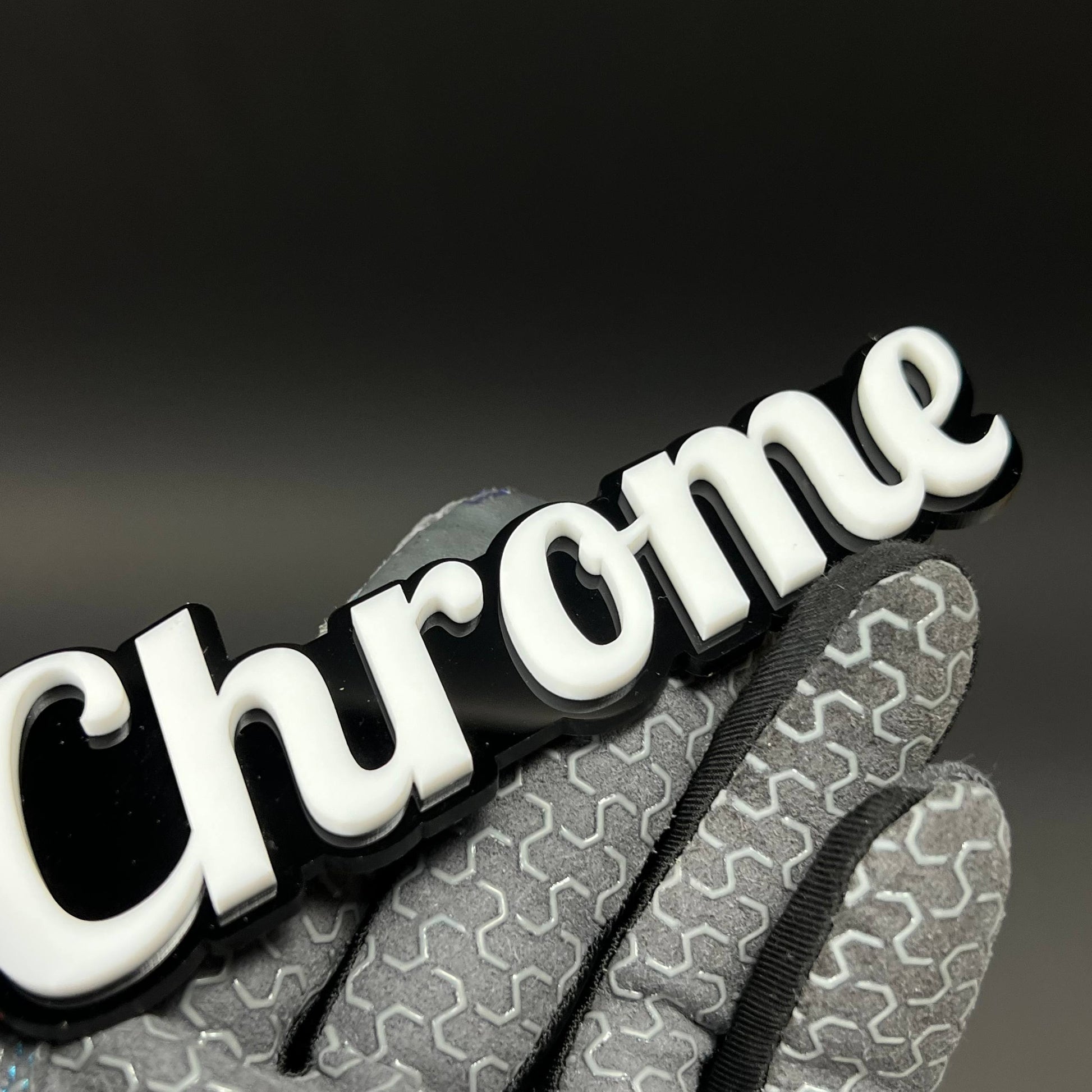 1PC Chrome 3D Acrylic Badge - Car Truck Emblem Fender Tailgate Trunk Sticker