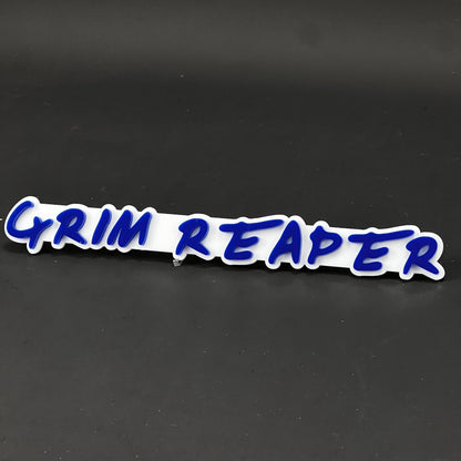 1PC GRIM REAPER 3D Acrylic Badge - Car Truck Emblem Fender Sticker
