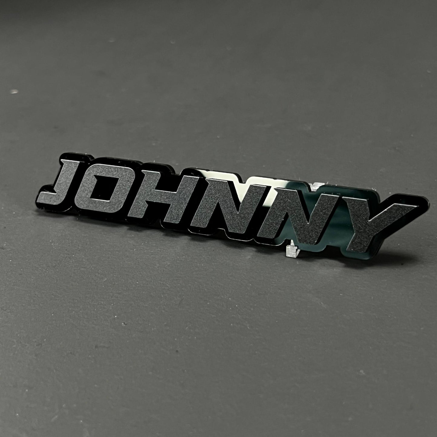 1PC JOHNNY 3D Acrylic Badge - Car Truck Emblem Fender Tailgate Trunk Sticker