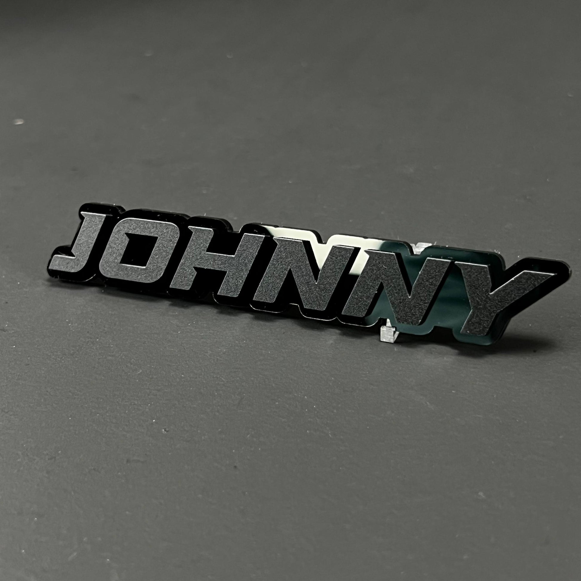 1PC JOHNNY 3D Acrylic Badge - Car Truck Emblem Fender Tailgate Trunk Sticker