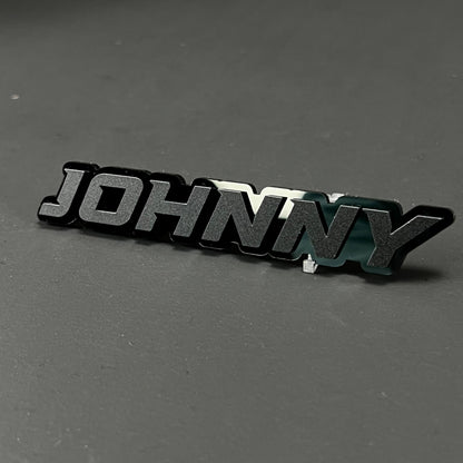 1PC JOHNNY 3D Acrylic Badge - Car Truck Emblem Fender Tailgate Trunk Sticker