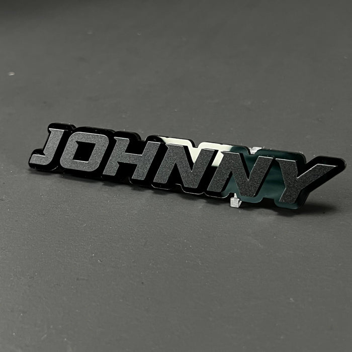 1PC JOHNNY 3D Acrylic Badge - Car Truck Emblem Fender Tailgate Trunk Sticker