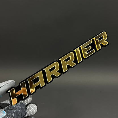 1PC HARRIER 3D Acrylic Badge - Car Truck Emblem Fender Tailgate Trunk Sticker