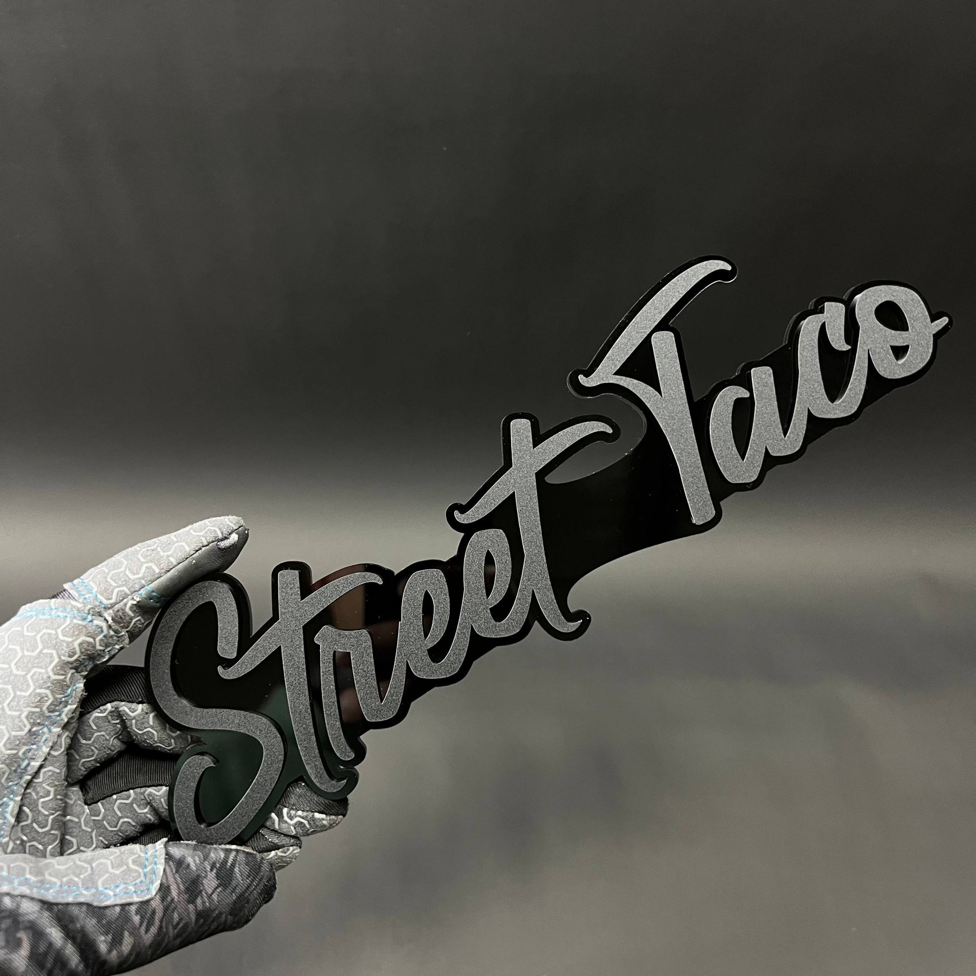 1PC Street Taco 3D Acrylic Badge - Car Truck Emblem Fender Sticker