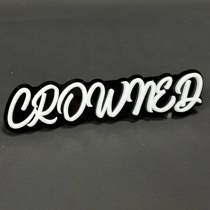 1PC CROWNED 3D Acrylic Badge - Car Truck Emblem Fender Tailgate Trunk Sticker