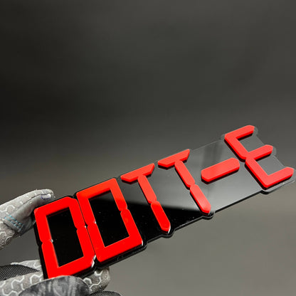 1PC DOTT-E 3D Acrylic Badge - Car Truck Emblem Fender Tailgate Trunk Sticker