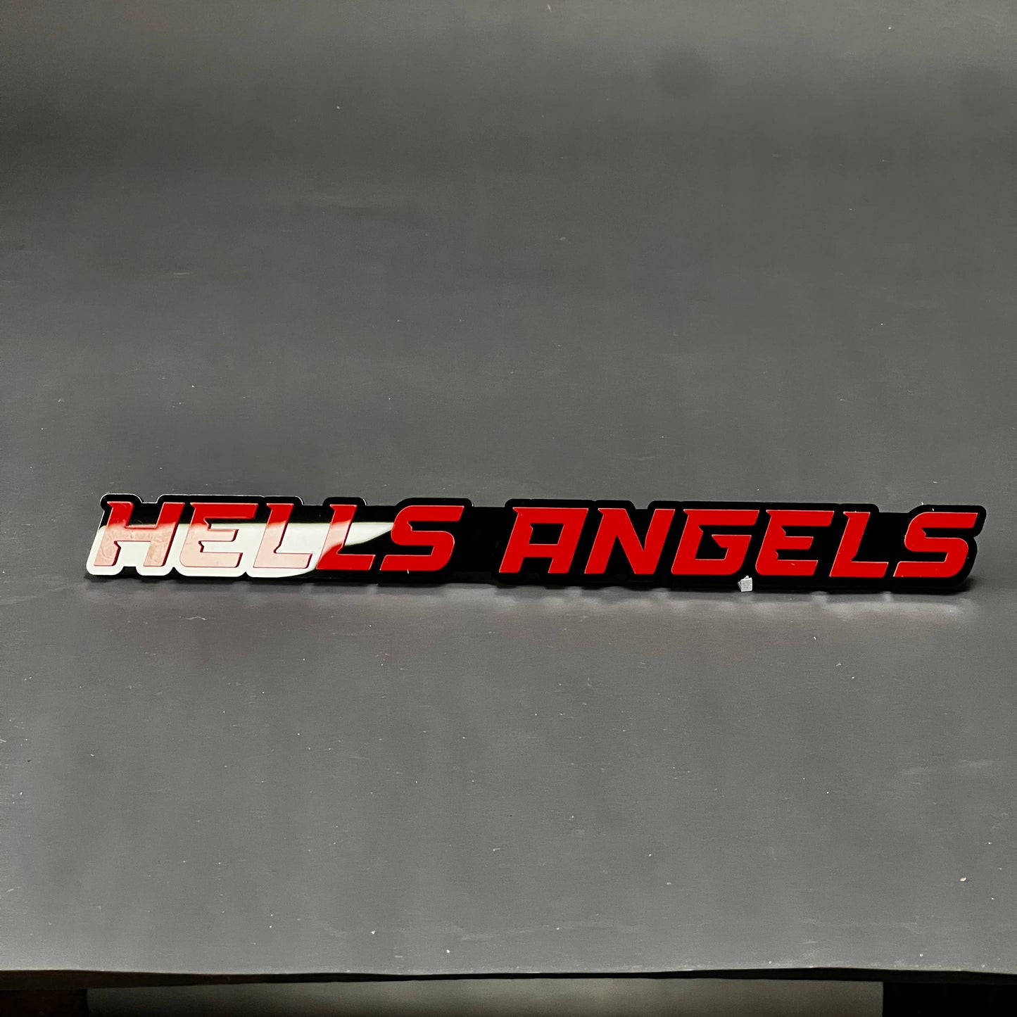 1PC HELLS ANGELS 3D Acrylic Badge - Car Truck Emblem Fender Sticker