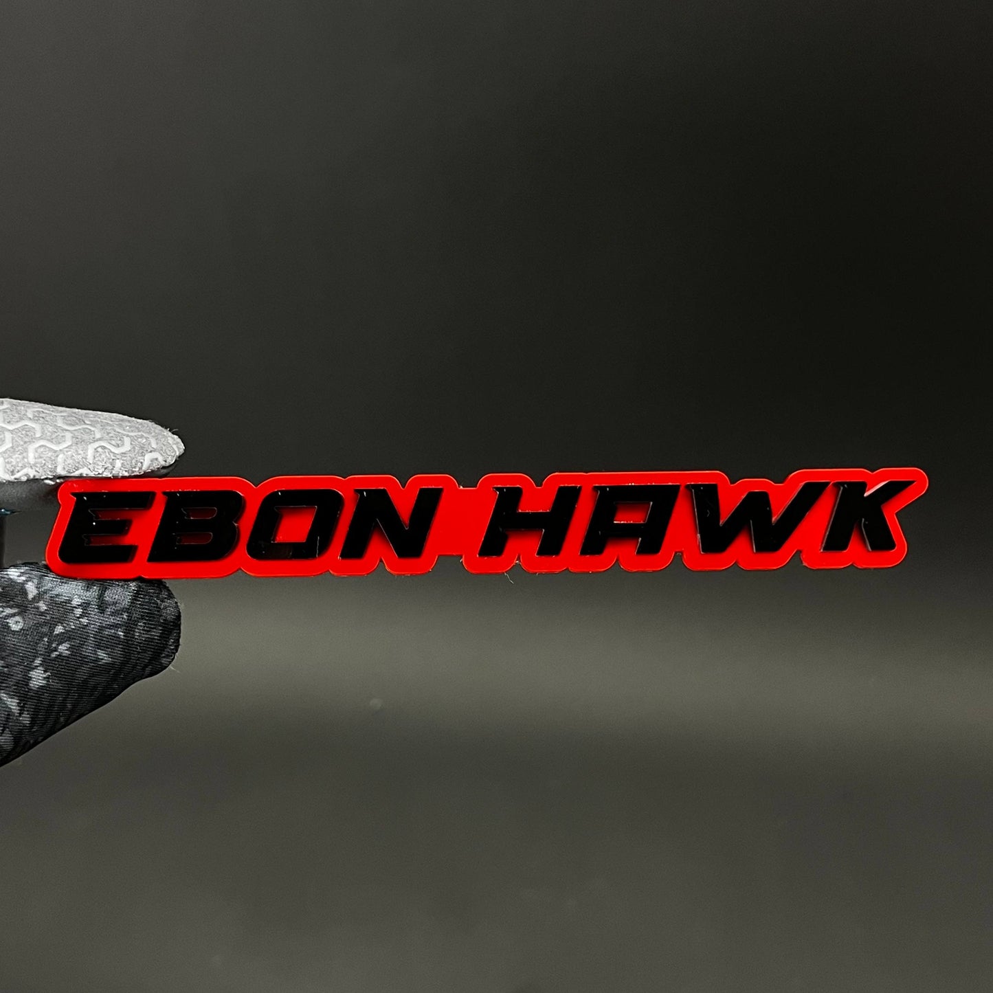 1PC EBON HAWK 3D Acrylic Badge - Car Truck Emblem Fender Tailgate Trunk Sticker
