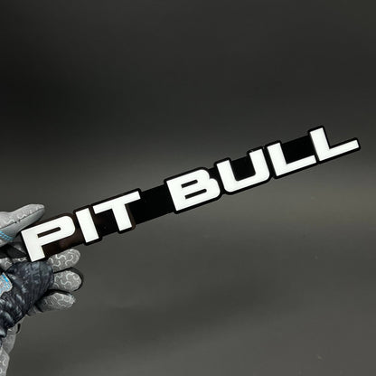 1PC PIT BULL 3D Acrylic Badge - Car Truck Emblem Fender Tailgate Trunk Sticker