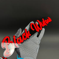 1PC Black Widow (Red) 3D Acrylic Badge - Car Truck Emblem Fender Tailgate Trunk Sticker