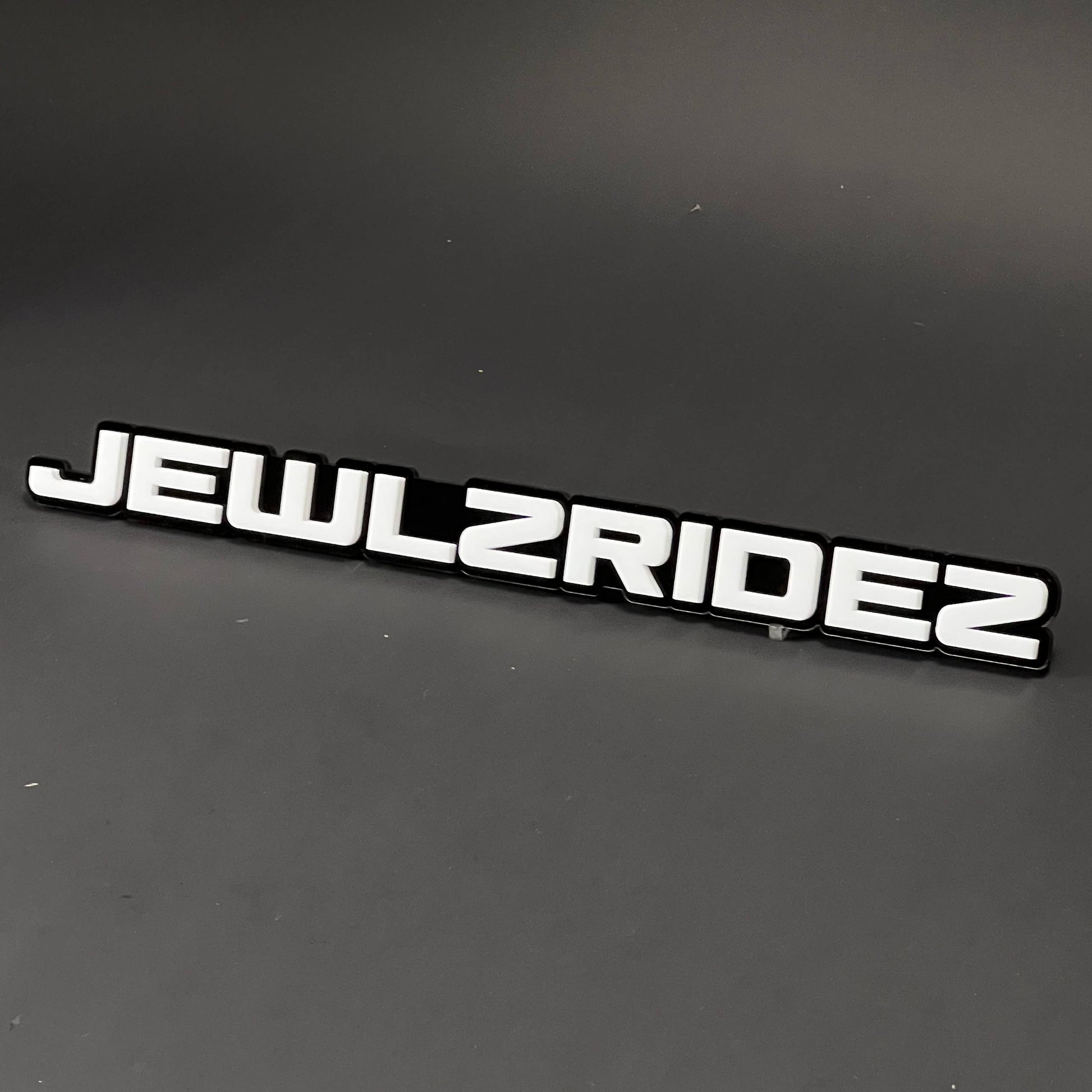 1PC JEWLZRIDEZ 3D Acrylic Badge - Car Truck Emblem Fender Tailgate Trunk Sticker