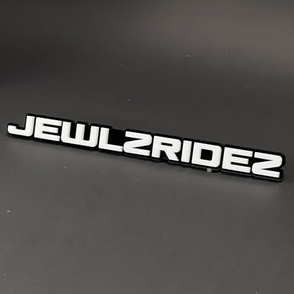 1PC JEWLZRIDEZ 3D Acrylic Badge - Car Truck Emblem Fender Tailgate Trunk Sticker