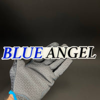 1PC BLUE ANGEL 3D Acrylic Badge - Car Truck Emblem Fender Tailgate Trunk Sticker