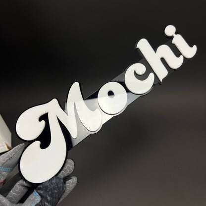 1PC Mochi 3D Acrylic Badge - Car Truck Emblem Fender Tailgate Trunk Sticker