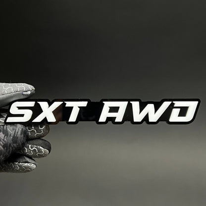 1PC SXT AWD 3D Acrylic Badge - Car Truck Emblem Fender Tailgate Trunk Sticker