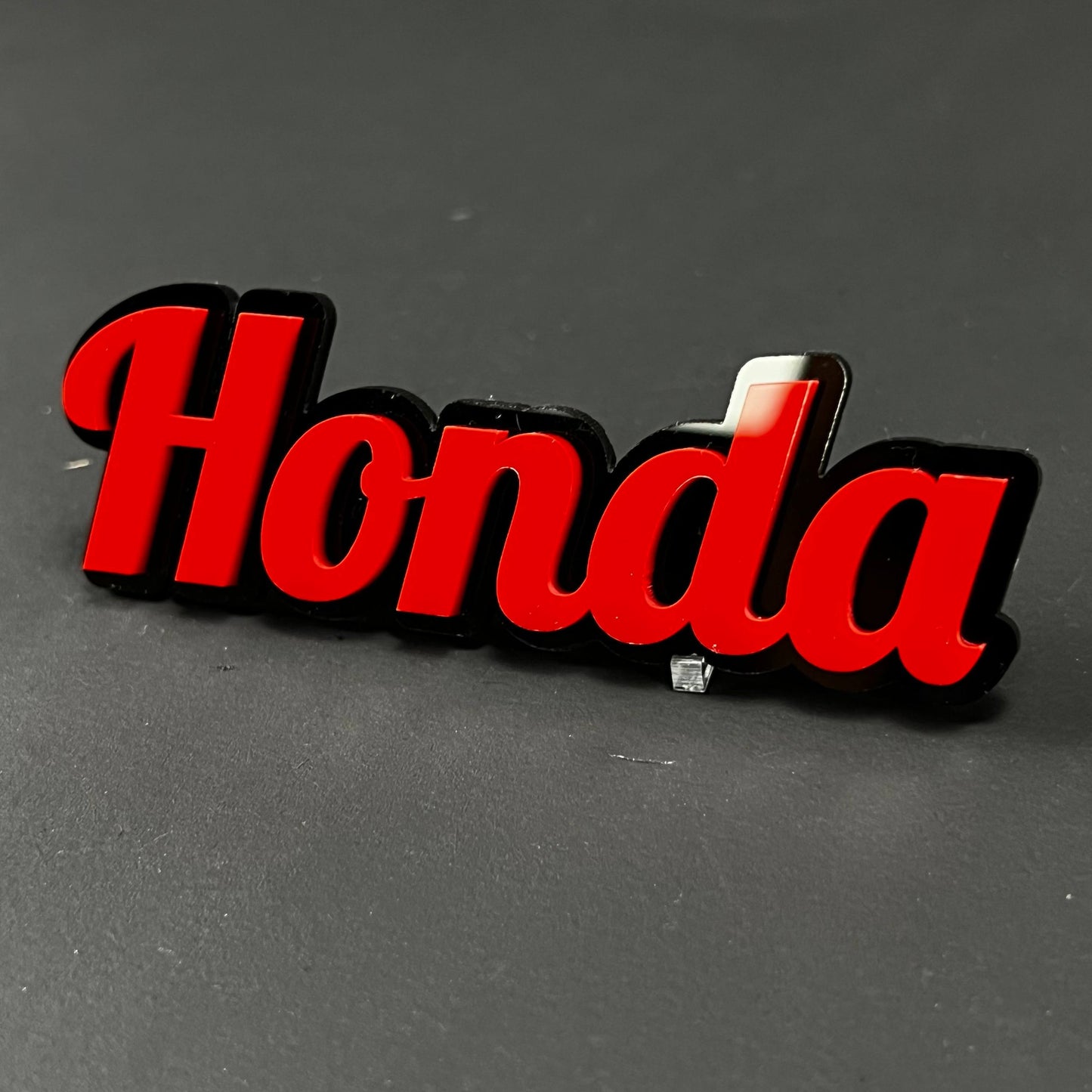 1PC Honda 3D Acrylic Badge - Car Truck Emblem Fender Tailgate Trunk Sticker