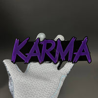 1PC KARMA 3D Acrylic Badge - Car Truck Emblem Fender Tailgate Trunk Sticker