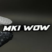1PC MK1 WOW 3D Acrylic Badge - Car Truck Emblem Fender Tailgate Trunk Sticker