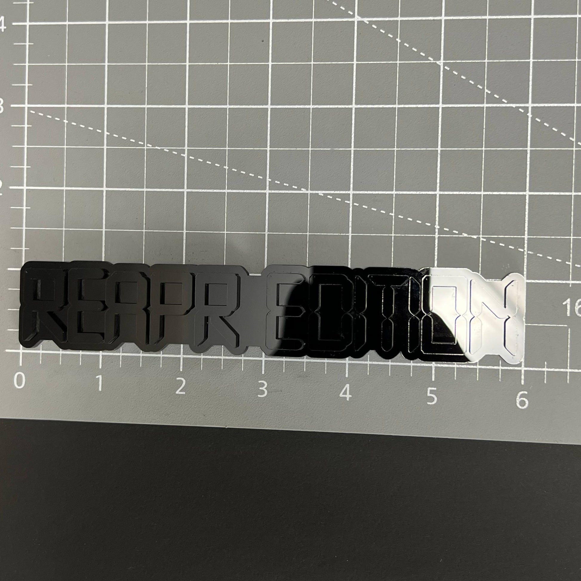 1PC REAPR EDITION 3D Acrylic Badge - Car Truck Emblem Fender Sticker