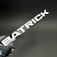 1PC PATRICK 3D Acrylic Badge - Car Truck Emblem Fender Tailgate Trunk Sticker