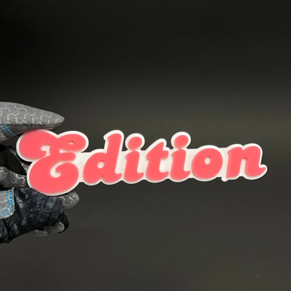 1PC EDITION 3D Acrylic Badge - Car Truck Emblem Fender Tailgate Trunk Sticker