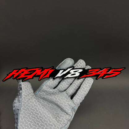 1PC HEMI V8 345 3D Acrylic Badge - Car Truck Emblem Fender Sticker