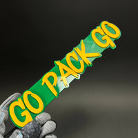 1PC GO PACK GO 3D Acrylic Badge - Car Truck Emblem Fender Tailgate Trunk Sticker