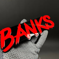 1PC BANKS 3D Acrylic Badge - Car Truck Emblem Fender Tailgate Trunk Sticker
