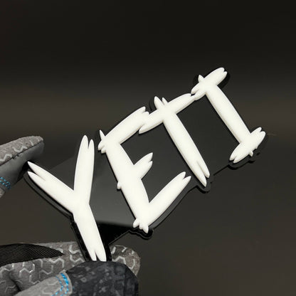1PC YETI 3D Acrylic Badge - Car Truck Emblem Fender Tailgate Trunk Sticker