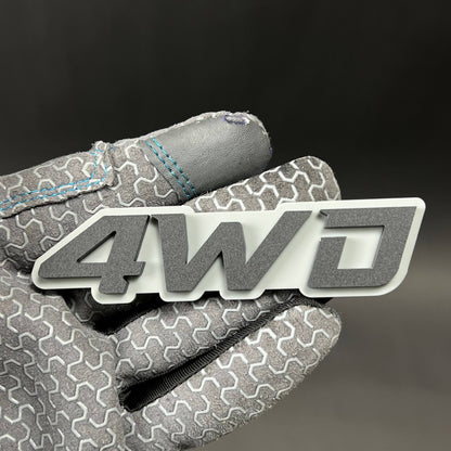 1PC 4WD 3D Acrylic Badge - Car Truck Emblem Fender Tailgate Trunk Sticker