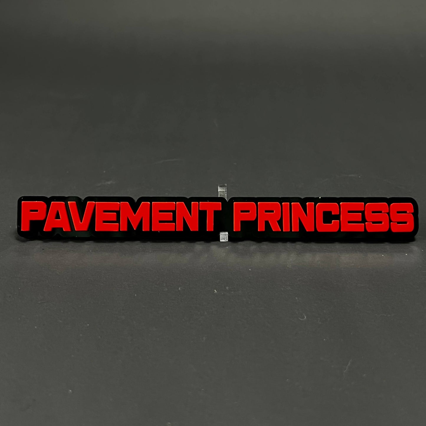 1PC PAVEMENT PRINCESS 3D Acrylic Badge - Car Truck Emblem Fender Sticker
