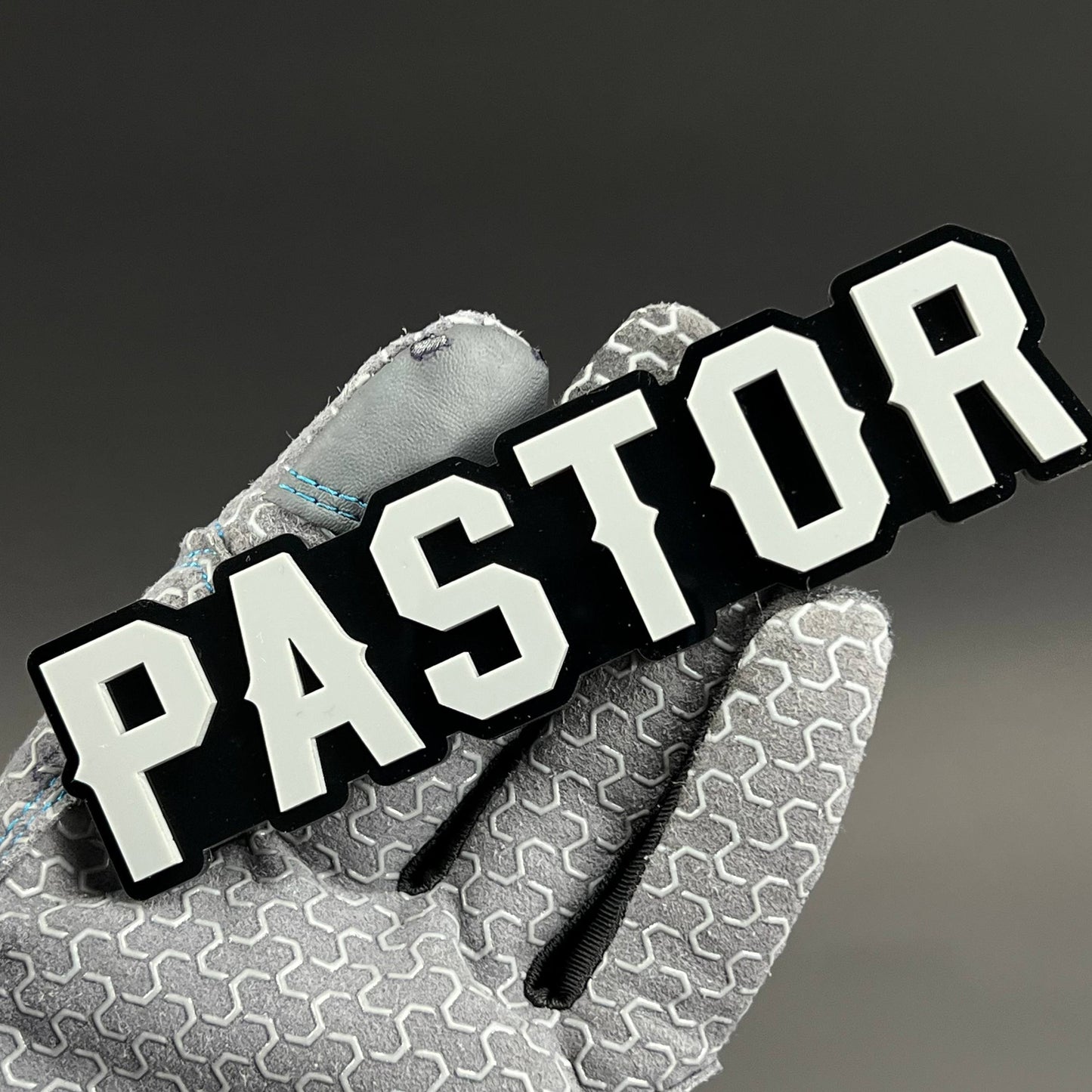 Pastor 3D Acrylic Badge - Car Truck Emblem Fender Tailgate Trunk Sticker