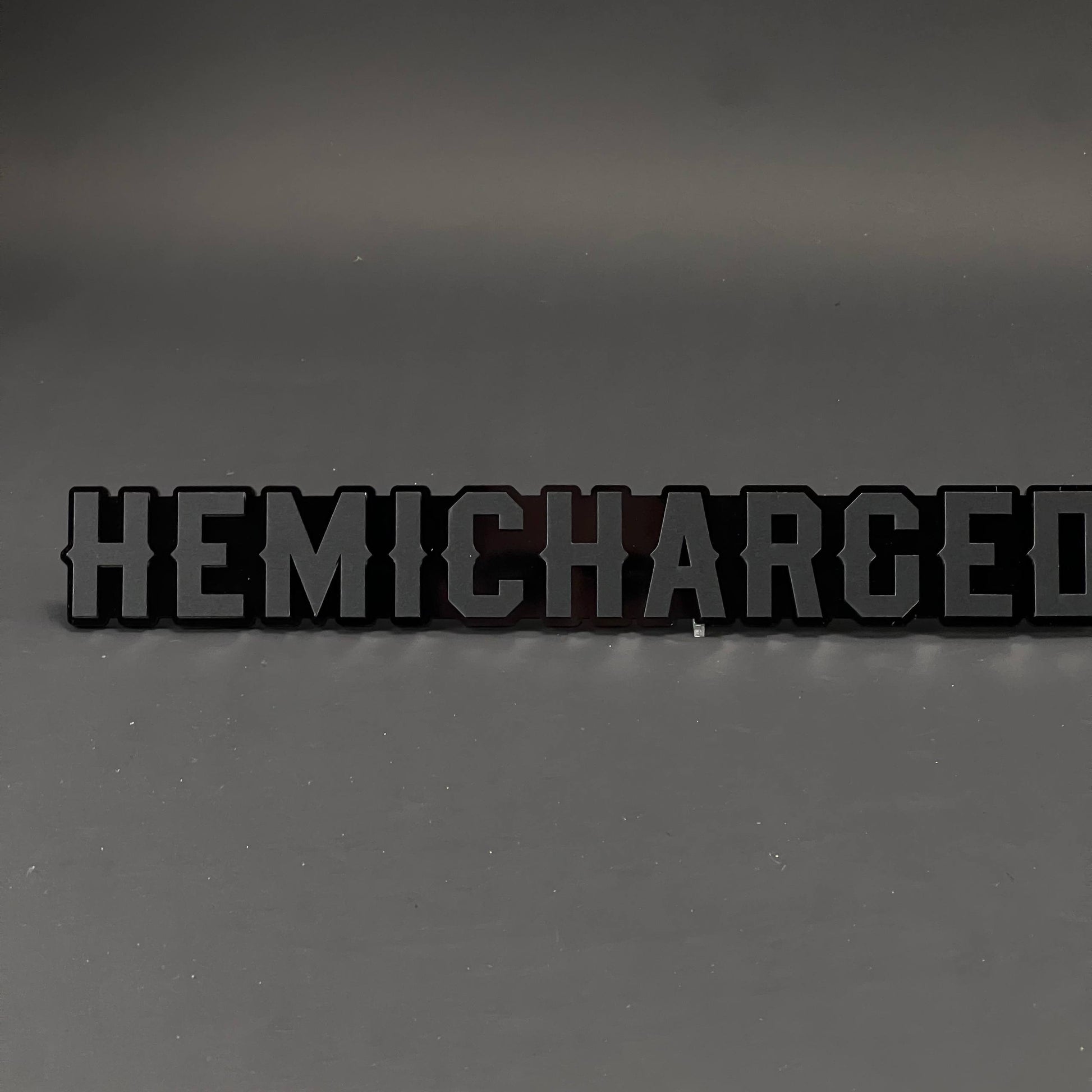 1PC HEMICHARGED 3D Acrylic Badge - Car Truck Emblem Fender Sticker
