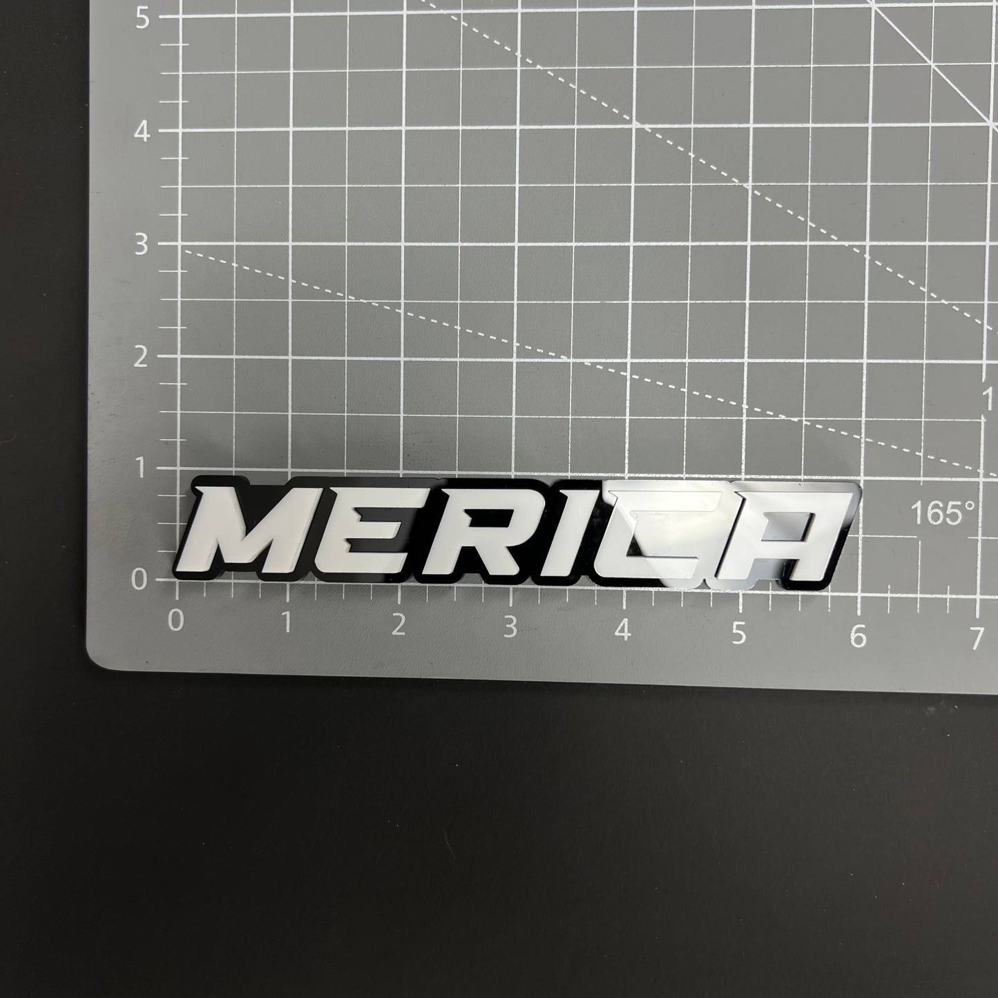 1PC MERICA 3D Acrylic Badge - Car Truck Emblem Fender Tailgate Trunk Sticker