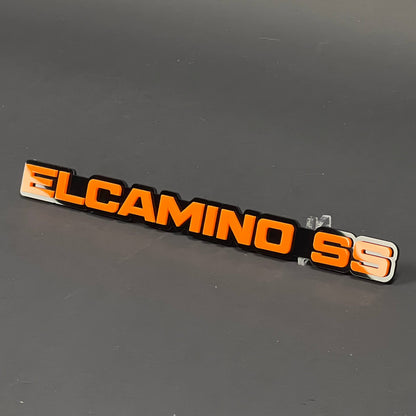 1PC ELCAMINO SS 3D Acrylic Badge - Car Truck Emblem Fender Sticker