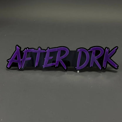 1PC AFTER DRK 3D Acrylic Badge - Car Truck Emblem Fender Tailgate Trunk Sticker