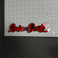 1PC Ridin DirtE 3D Acrylic Badge - Car Truck Emblem Fender Sticker