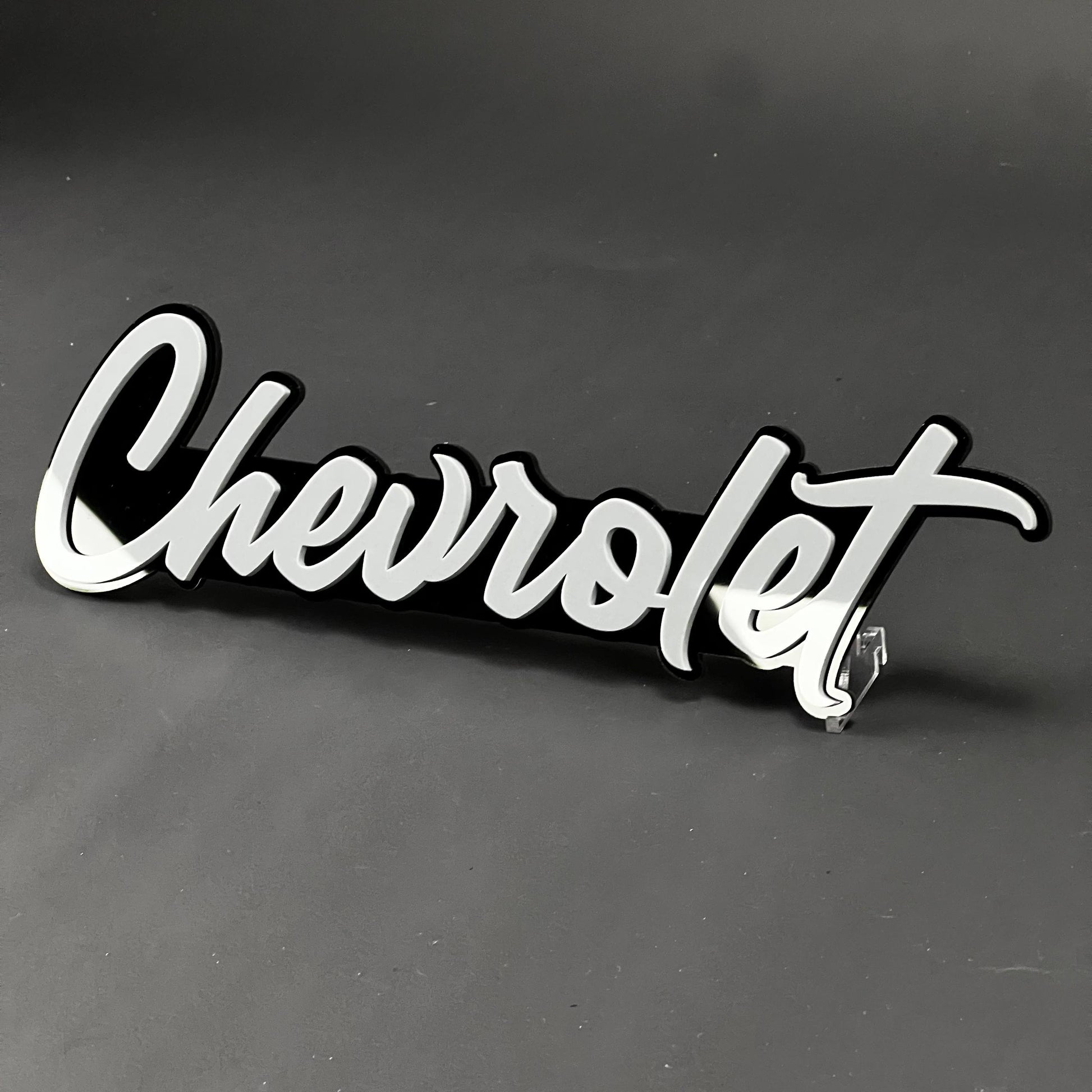 1PC Chevrolet 3D Acrylic Badge - Car Truck Emblem Fender Tailgate Trunk Sticker