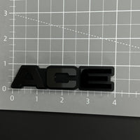 1PC ACE 3D Acrylic Badge - Car Truck Emblem Fender Tailgate Trunk Sticker