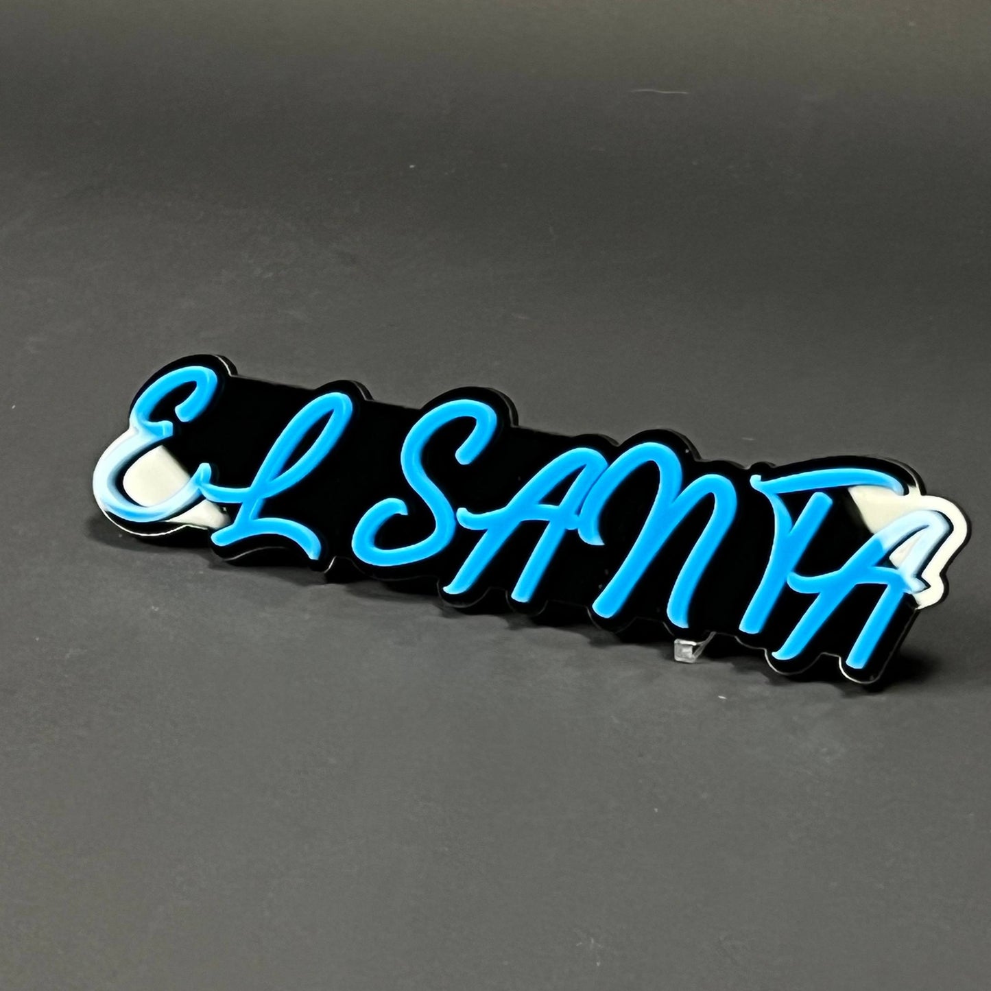 1PC EL SANTA 3D Acrylic Badge - Car Truck Emblem Fender Tailgate Trunk Sticker