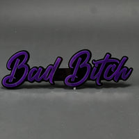 1PC Bad Bitch 3D Acrylic Badge - Car Truck Emblem Fender Tailgate Trunk Sticker