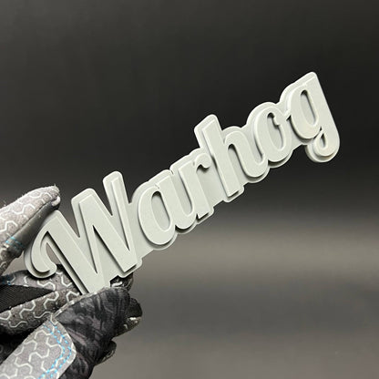 1PC Warhog 3D Acrylic Badge - Car Truck Emblem Fender Tailgate Trunk Sticker
