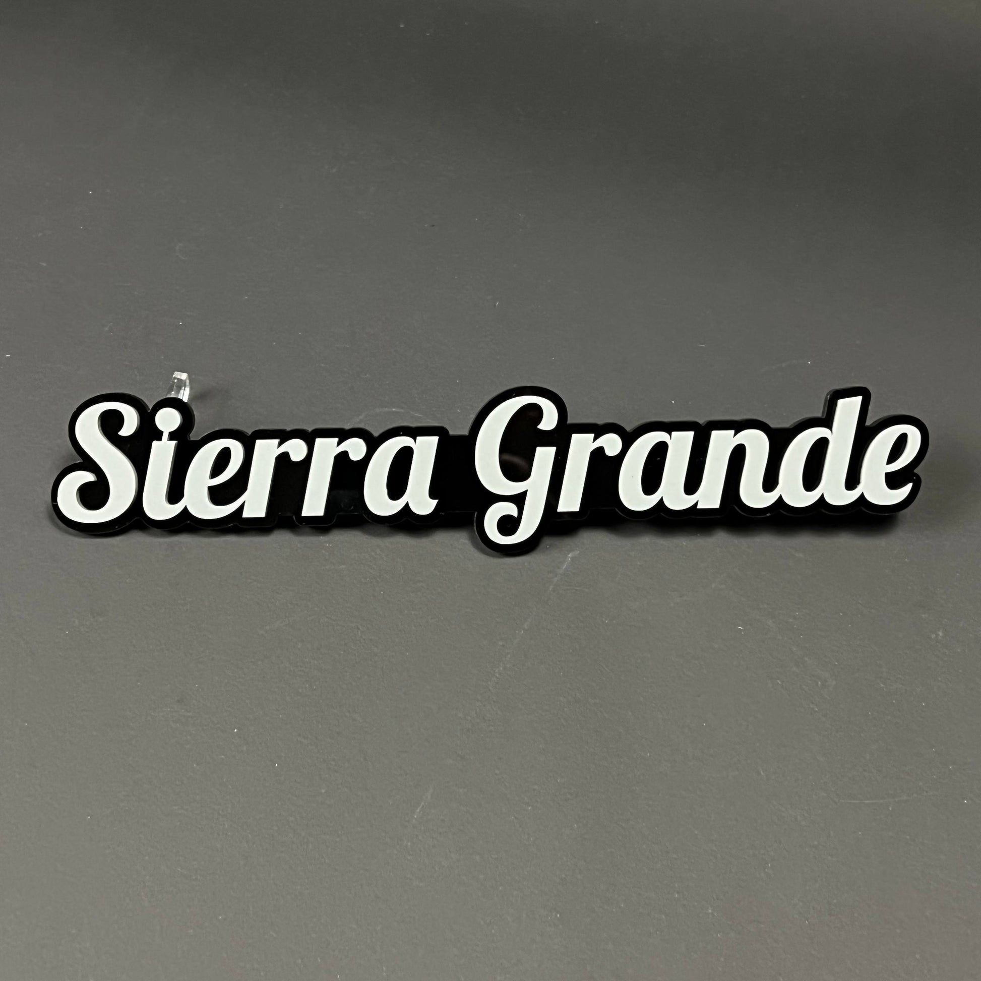 1PC Sierra Grande 3D Acrylic Badge - Car Truck Emblem Fender Sticker