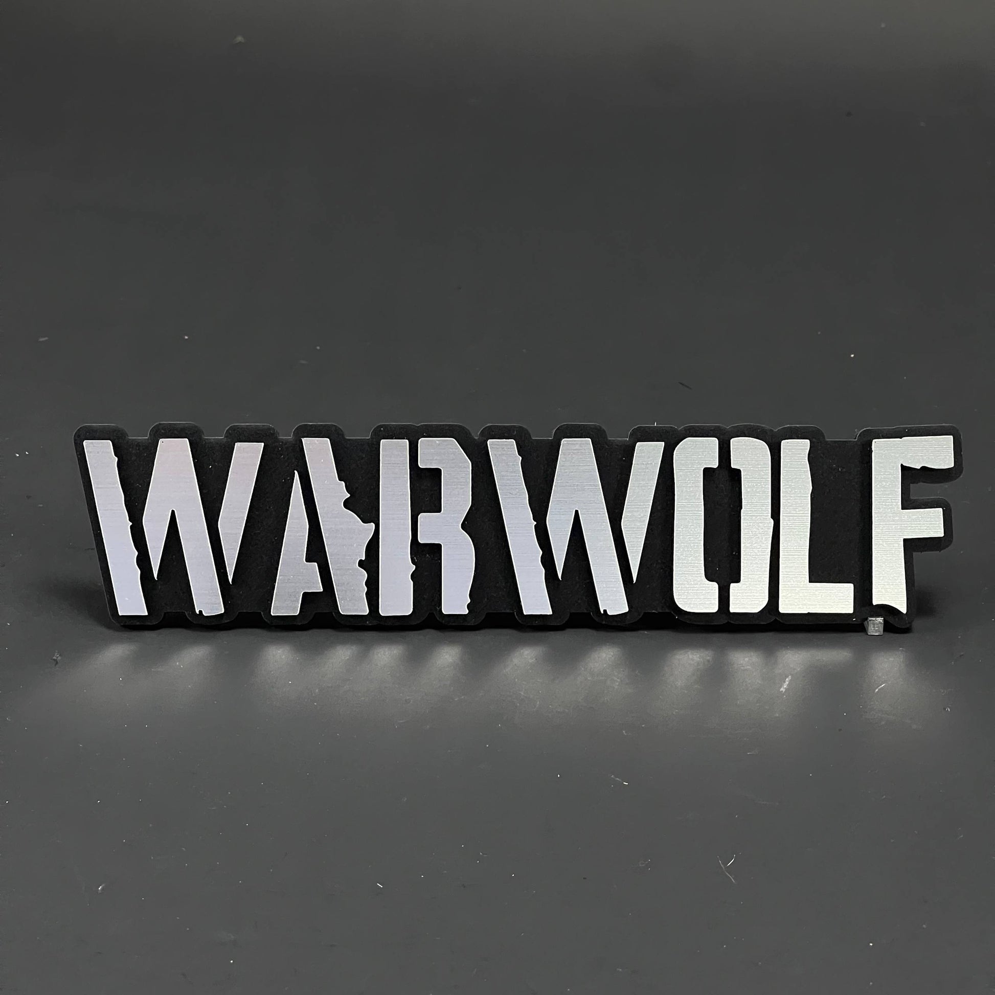 1PC WARWOLF 3D Acrylic Badge - Car Truck Emblem Fender Tailgate Trunk Sticker