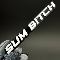1PC SUM BITCH 3D Acrylic Badge - Car Truck Emblem Fender Tailgate Trunk Sticker