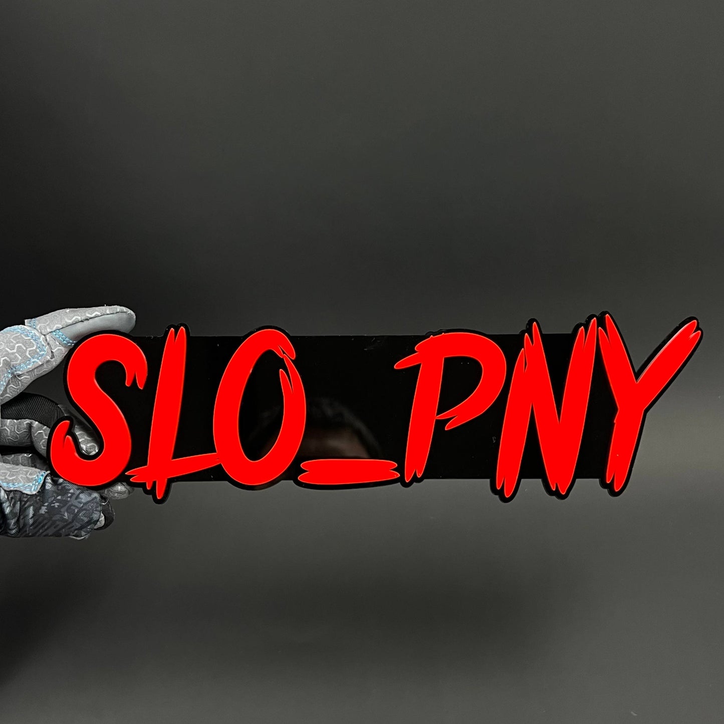 1PC SLO_PNY 3D Acrylic Badge - Car Truck Emblem Fender Tailgate Trunk Sticker