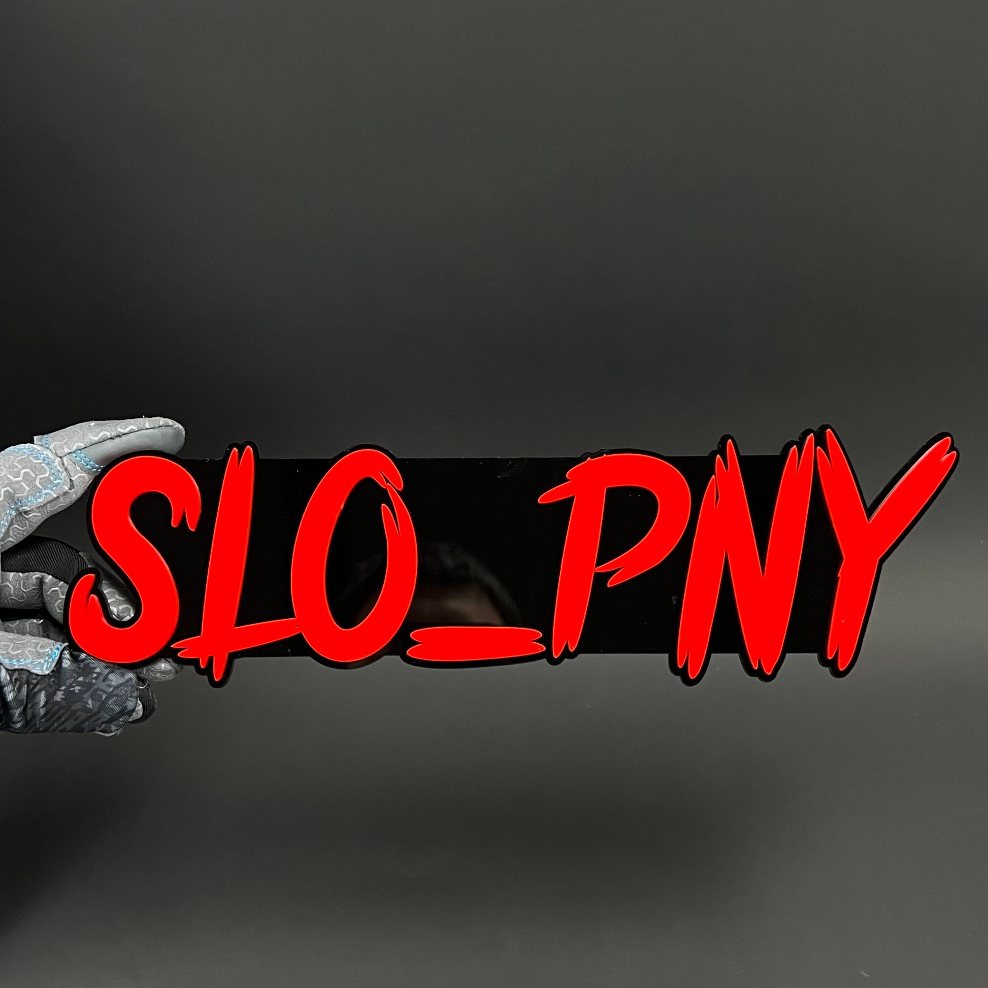 1PC SLO_PNY 3D Acrylic Badge - Car Truck Emblem Fender Tailgate Trunk Sticker